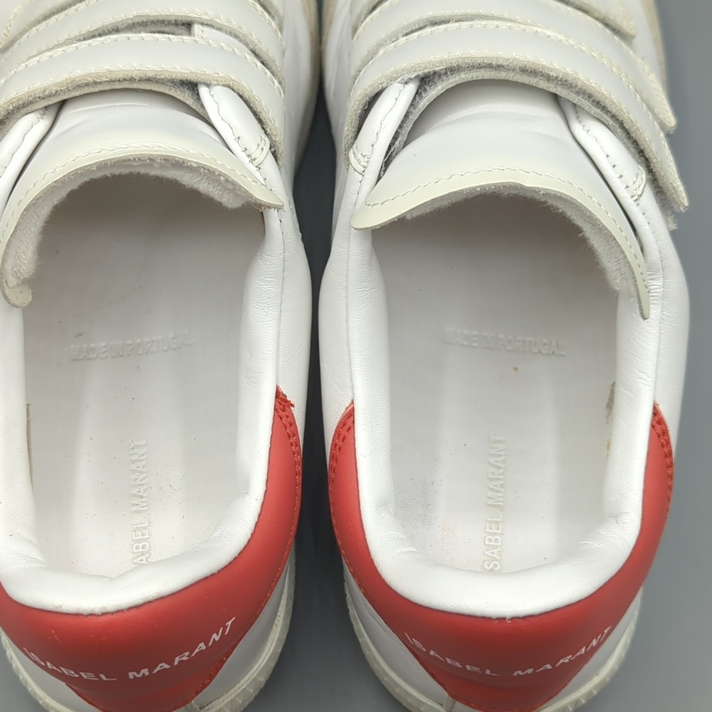 Isabel Marant Terracotta White Beth Sneakers Shoes Womens EU 40 US 9 *Read* - Picture 7 of 16